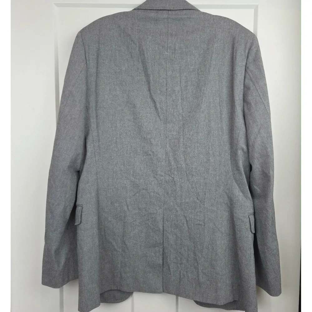 Banana Republic Tailored Fit Gray Blazer Sport Coat‎ 38R Emmetex Italian Fabric